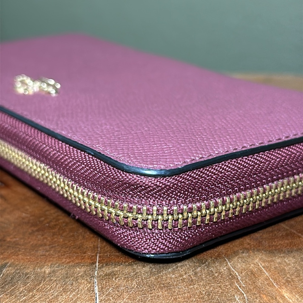 COACH Long Zip Around Wallet - Picture 4 of 16